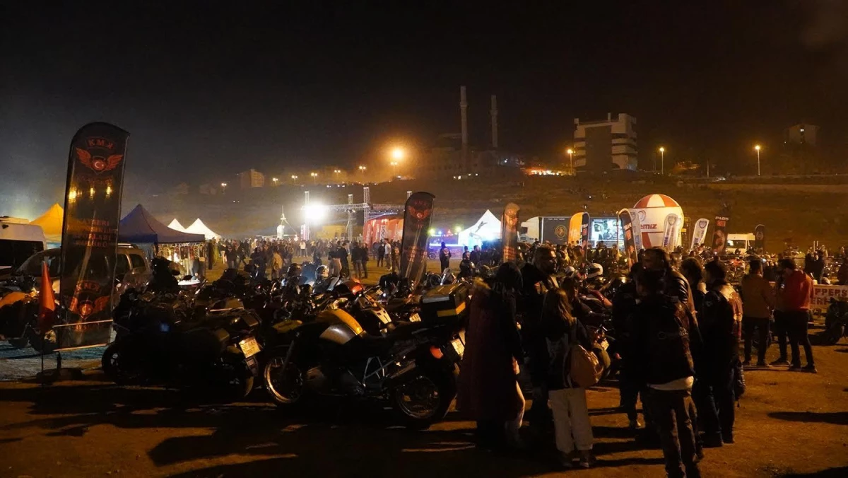 Erciyes Moto Fest, dördüncü kez festival ateşinin yanması ile başladı