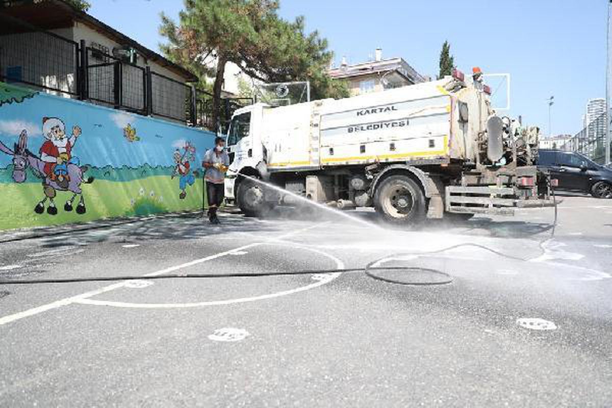 Kartal\'da okullar yeni eğitim-öğretim yılına hazırlanıyor