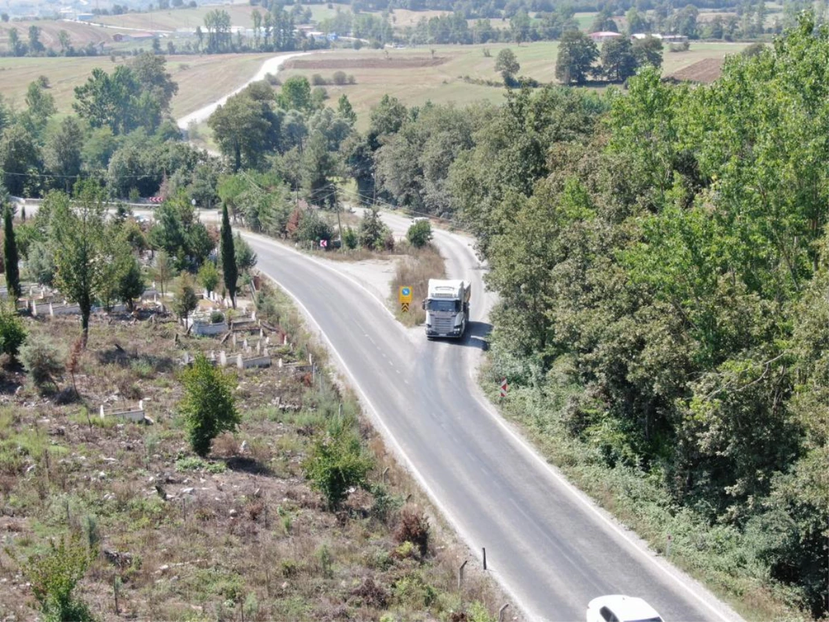 Son dakika haberi... Kavak jandarmadan drone destekli trafik denetimi