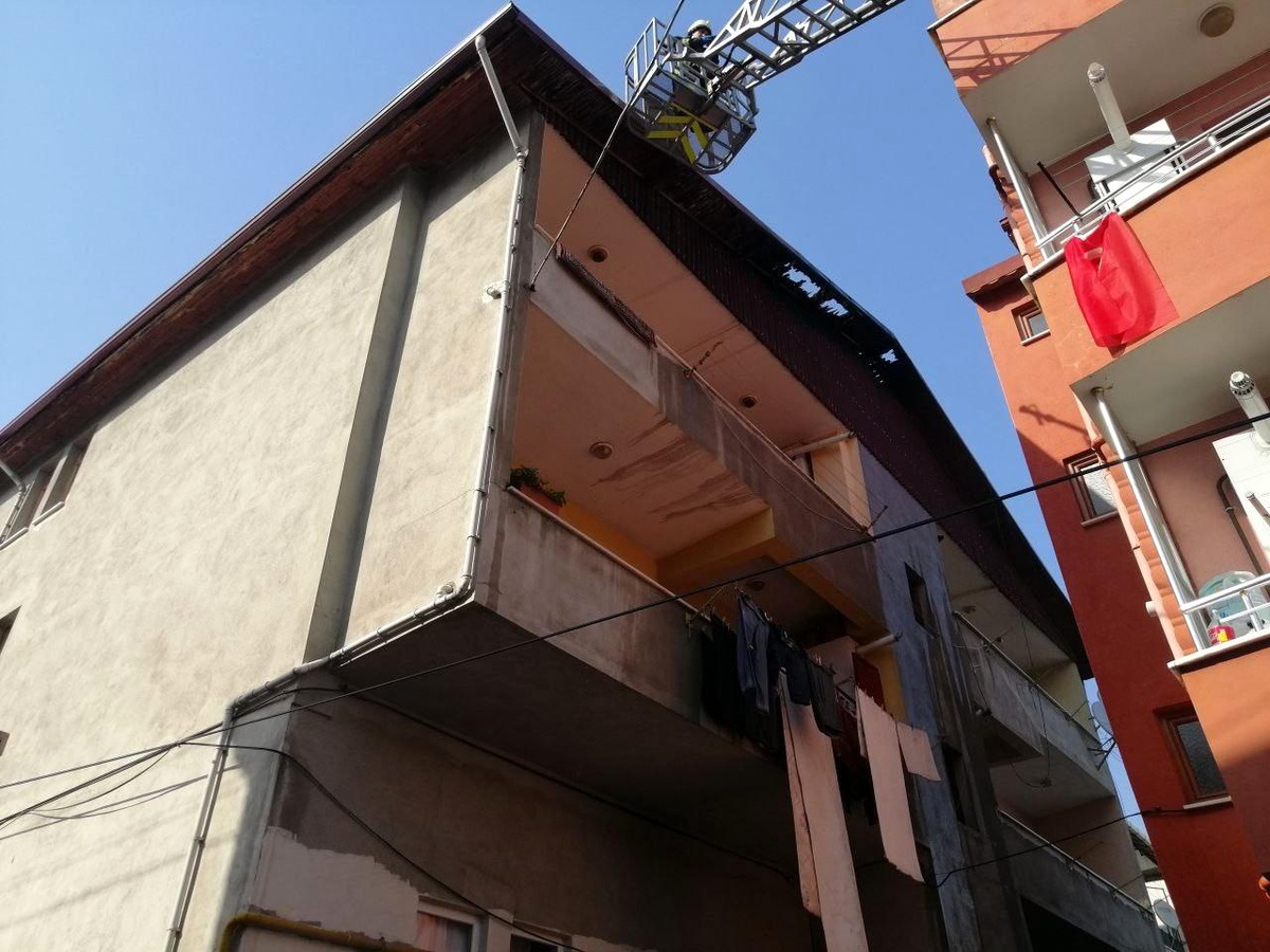 Komşunun dikkati felaketi önledi
