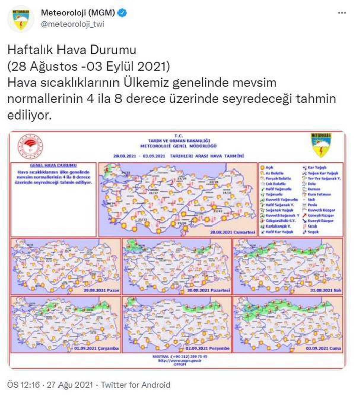 Meteoroloji\'den \'sıcak hava\' uyarısı