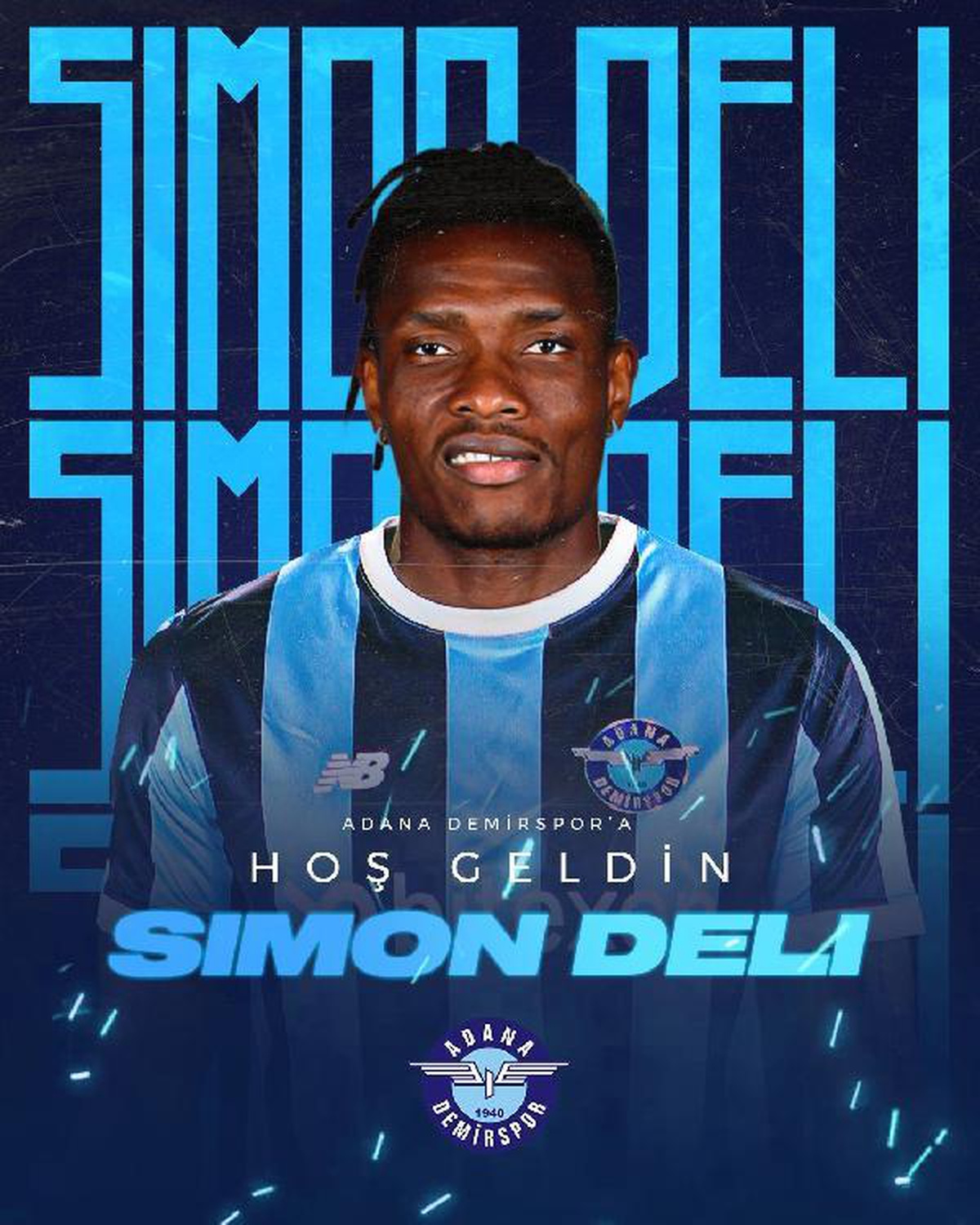 Adana Demirspor, Simon Deli\'yi kadrosuna kattı