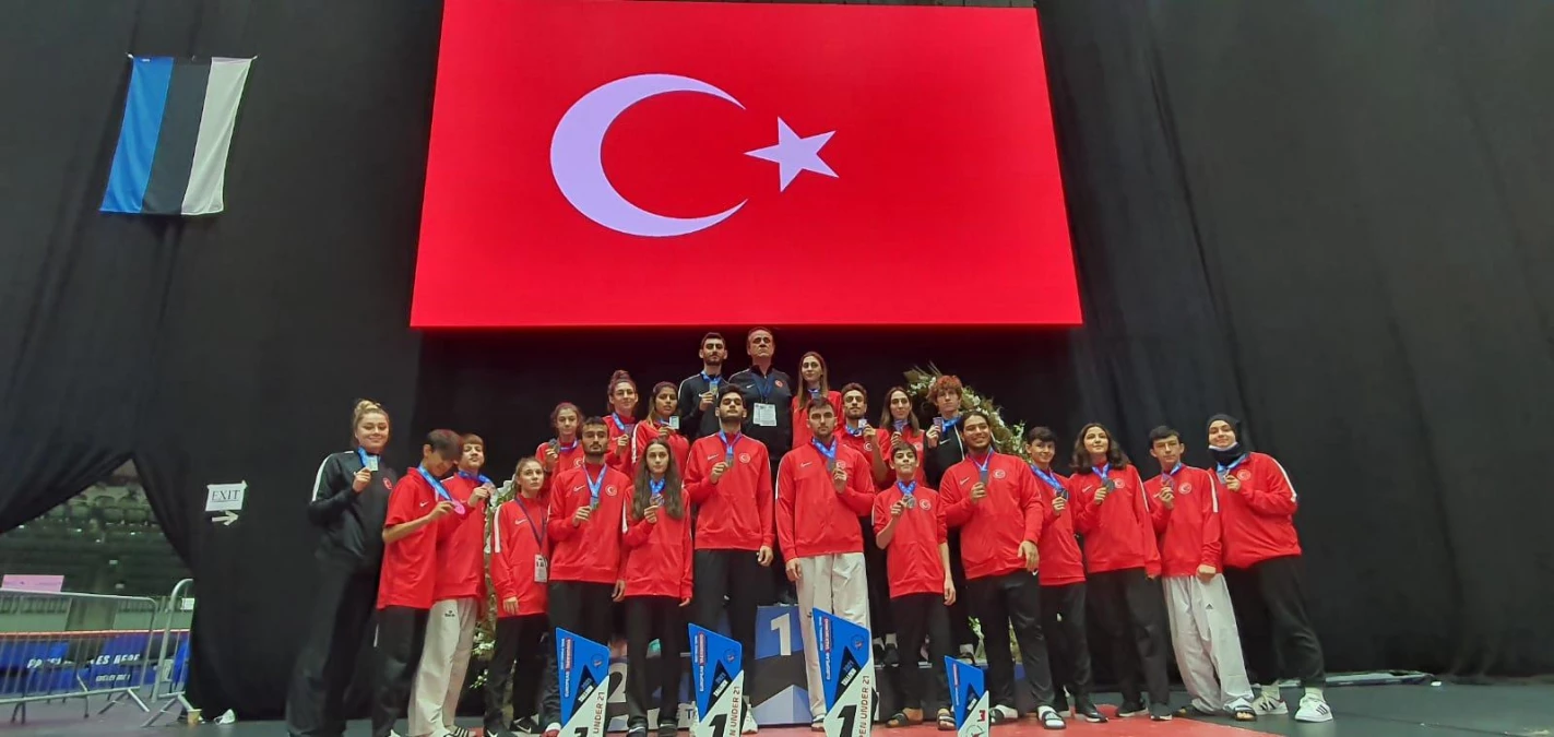 Milliler, Avrupa Taekwondo Şampiyonası\'nı 23 madalyayla tamamladı