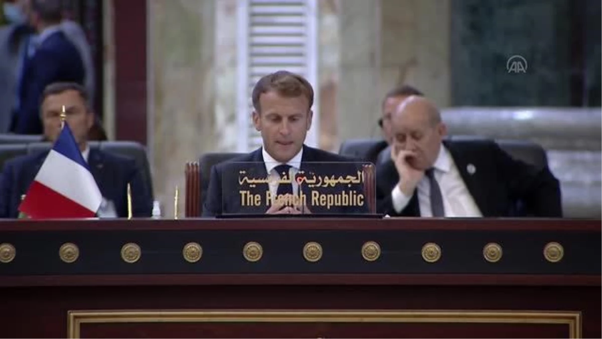 Son dakika haberi: "Bağdat İşbirliği ve Ortaklık Konferansı" - Fransa Cumhurbaşkanı Macron