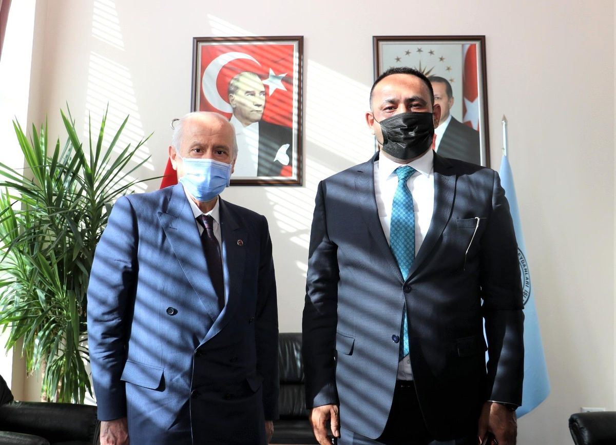 Başkan Yılmaz, Genel Başkan Devlet Bahçeli ile bir araya geldi