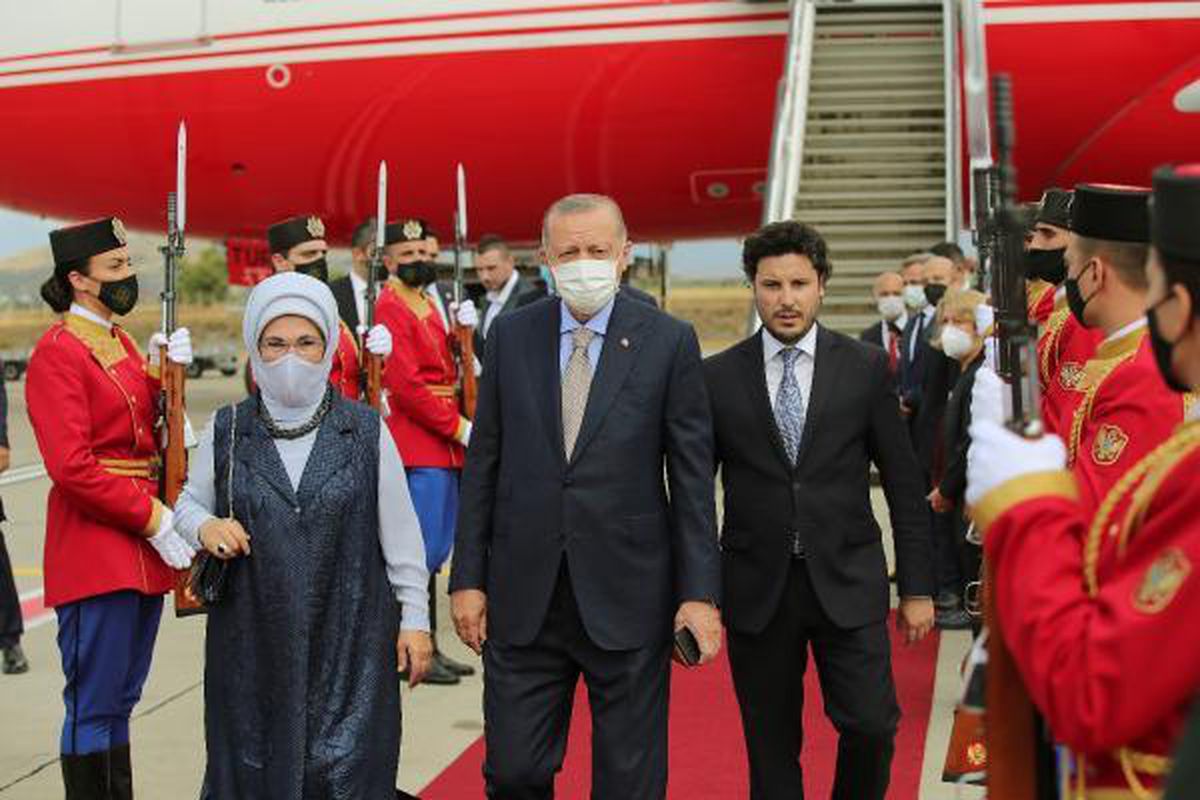 Son dakika haber | Cumhurbaşkanı Erdoğan, Karadağ\'da