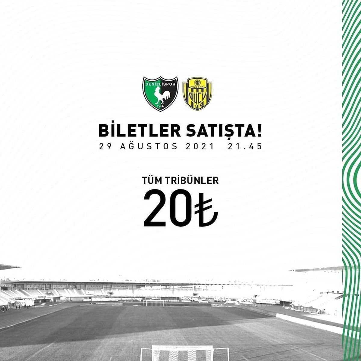 Denizlispor maç biletleri satışa sunuldu