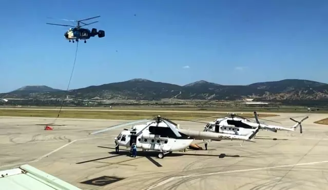 Orman yangınlarında 6 uçak 39 helikopter görev aldı