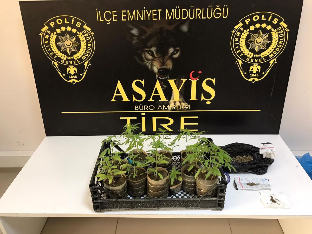 Tire\'de düzenlenen uyuşturucu operasyonunda 1 kişi gözaltına alındı