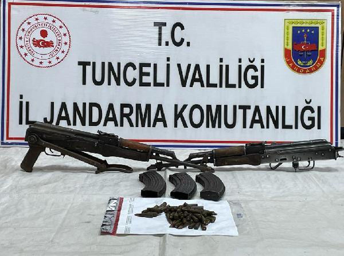 Son dakika haberleri | Tunceli\'de teröristlere ait 2 sığınak imha edildi