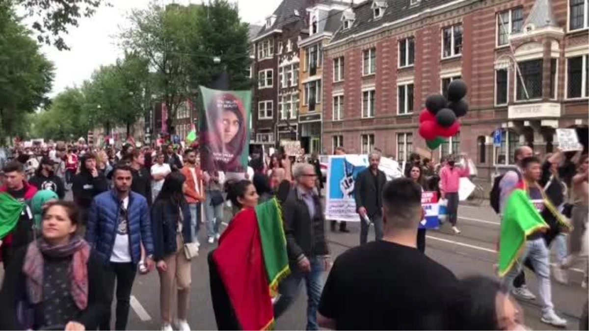 AMSTERDAM - Hollanda\'da Afganistan\'daki sivillere destek gösterisi düzenlendi
