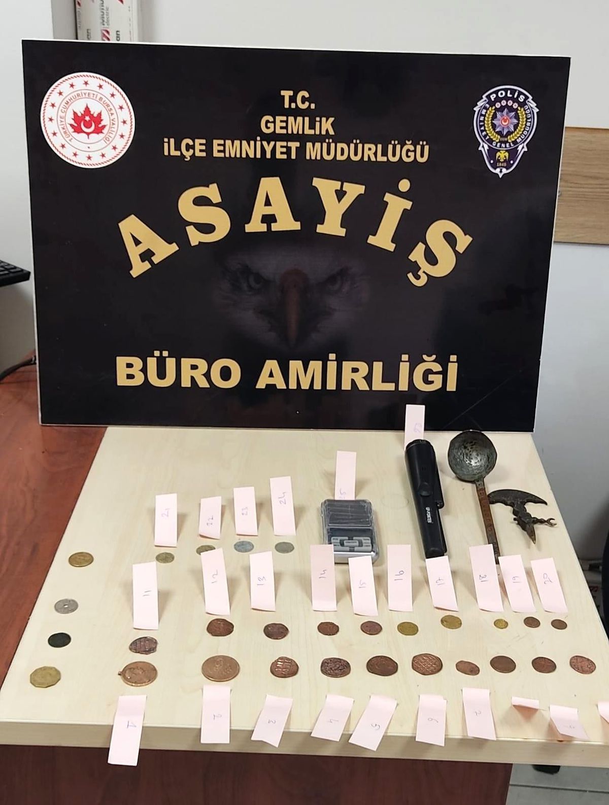 Bursa\'da kaçak sikke ele geçirildi