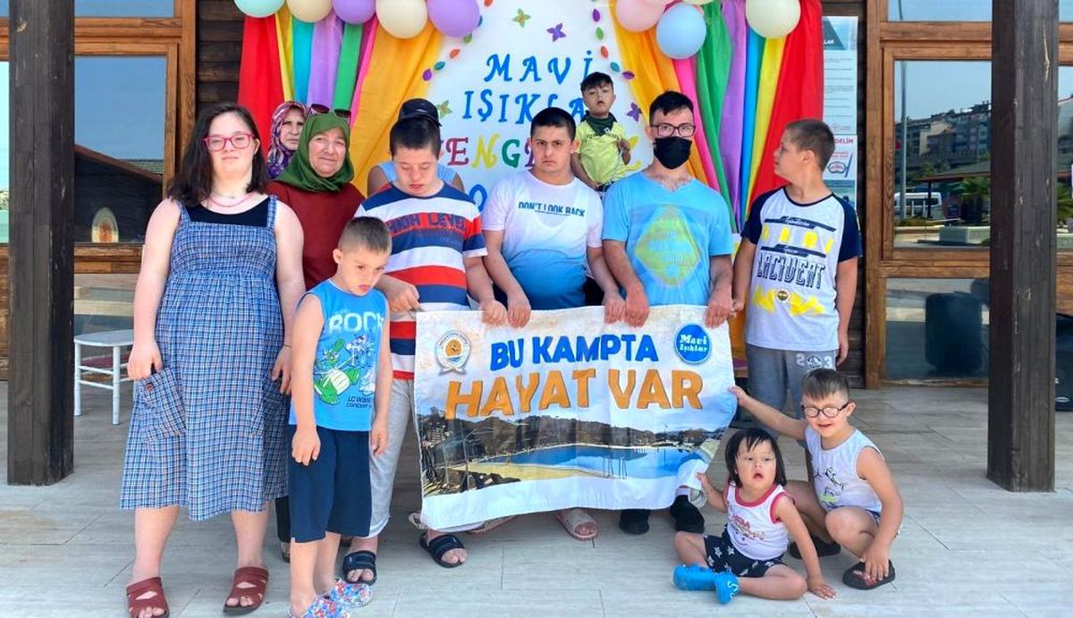 Down sendromlu çocuklar için en eğlenceli kamp