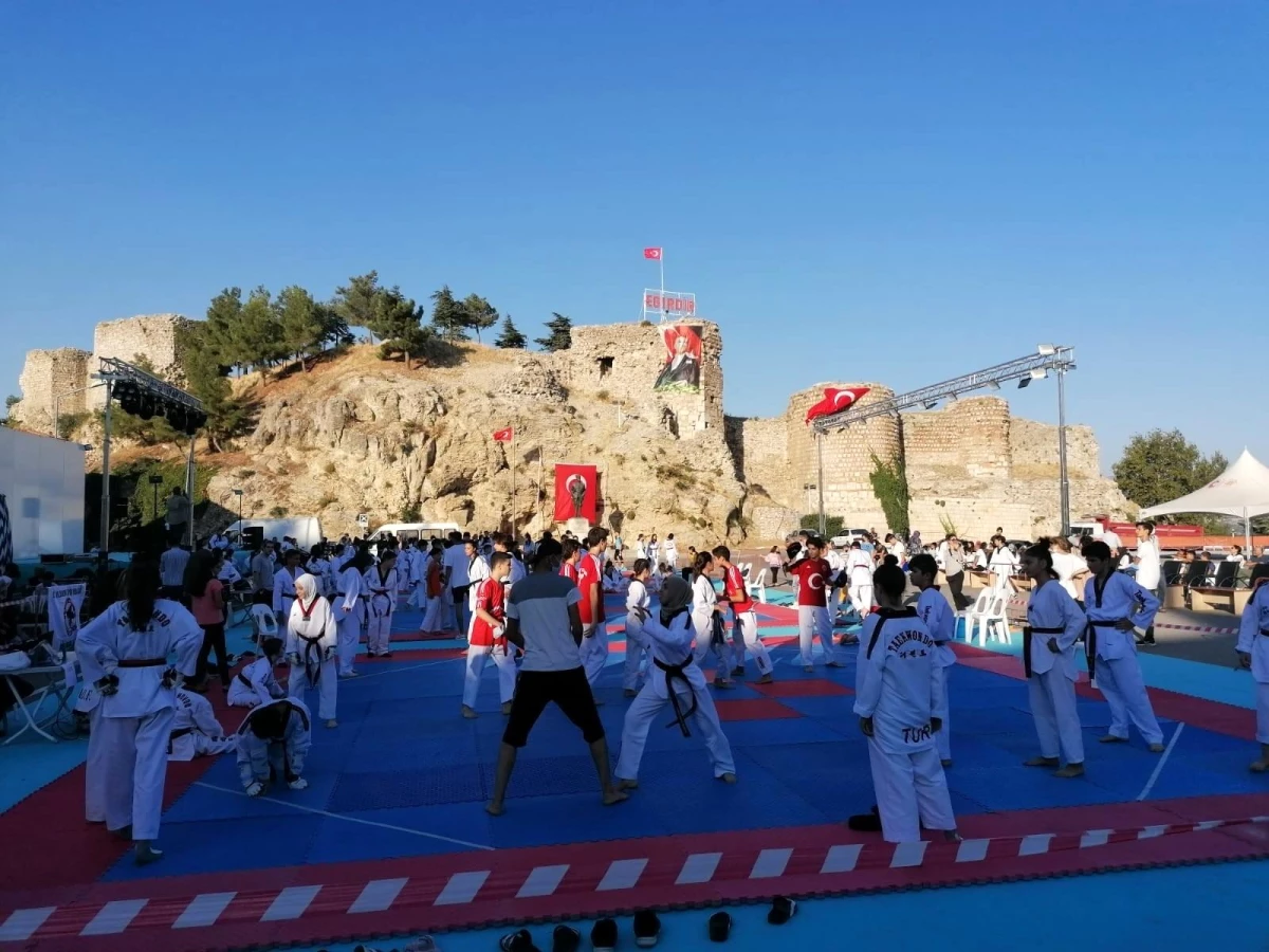 Eğirdir\'de 320 sporcunun katılımıyla Taekwondo Zafer Kupası heyecanı