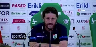 Fatih Tekke: 'Burası Bursaspor, biz böyle oynayamayız'