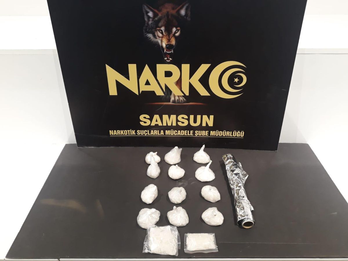 Samsun\'da uyuşturucu operasyonunda yakalanan zanlı tutuklandı