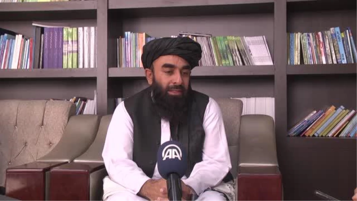 Taliban Sözcüsü Zabihullah Mücahid, AA\'ya değerlendirmelerde bulundu