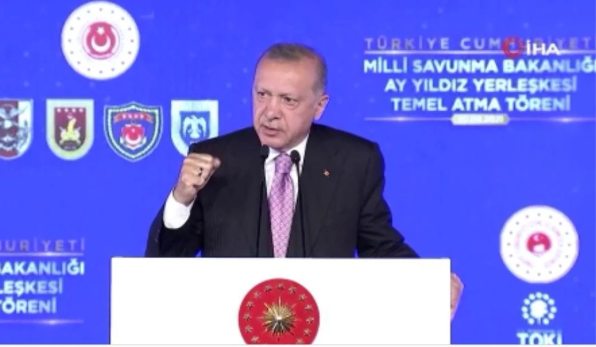 Cumhurbaşkanı Erdoğan, Ay Yıldız Yerleşkesi\'nin temel atılma törenine katıldı