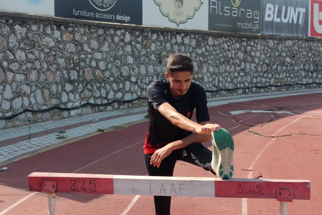 Dağ koşusundaki ilk yarışında dereceye giren Yunus Emre Akkuş, dünya şampiyonasına hazırlanıyor