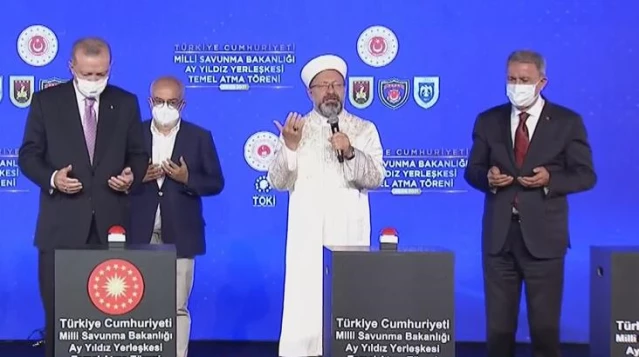 Son dakika: Diyanet İşleri Başkanı Erbaş'tan Atatürk vurgusu! Temel atma töreninde üstüne basa basa konuştu