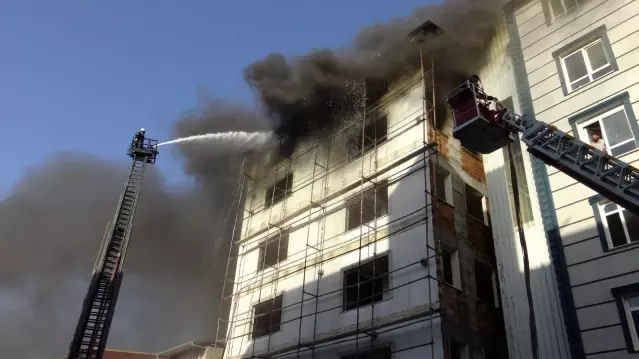 Son dakika haberi... Hatay'da mobilya atölyesinde yangın