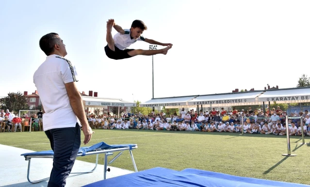 Karatay Yaz Spor Okulları'nın kapanış programı gerçekleştirildi