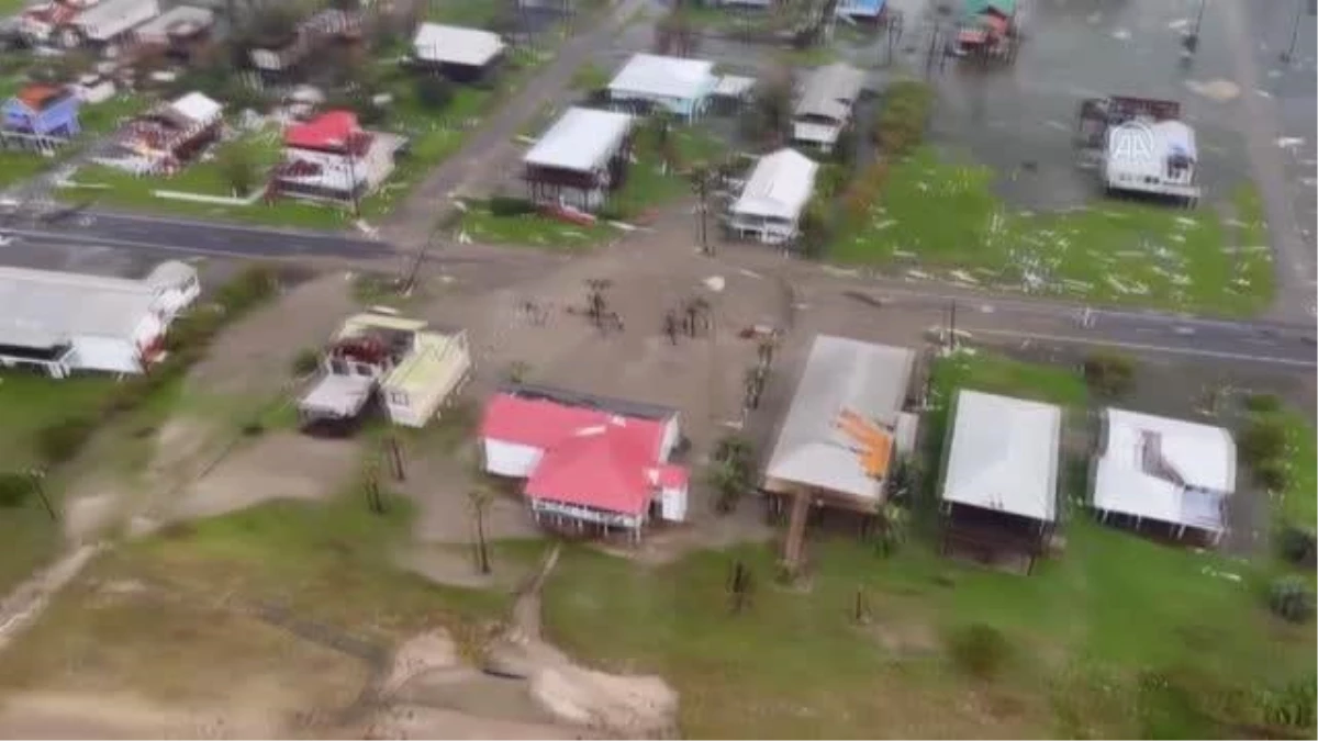 LOUISIANA - İda Kasırgası\'nın vurduğu bölge havadan görüntülendi