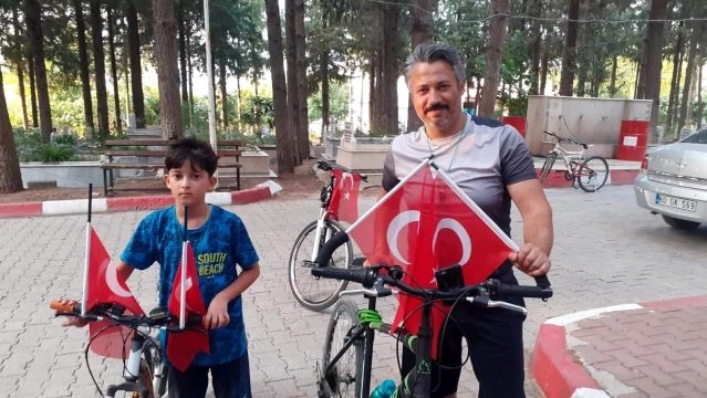 Son dakika haberi! Osmaniye'de pedallar şehitler için çevrildi