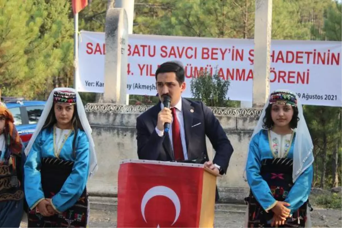 Şehit Saru Batu Savcı Bey, mezarı başında anıldı