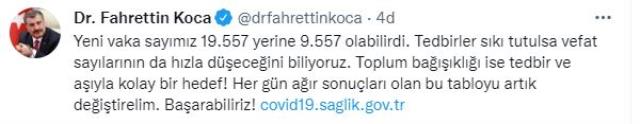 Son Dakika: Türkiye'de 30 Ağustos günü koronavirüs nedeniyle 245 kişi vefat etti, 19 bin 557 yeni vaka tespit edildi