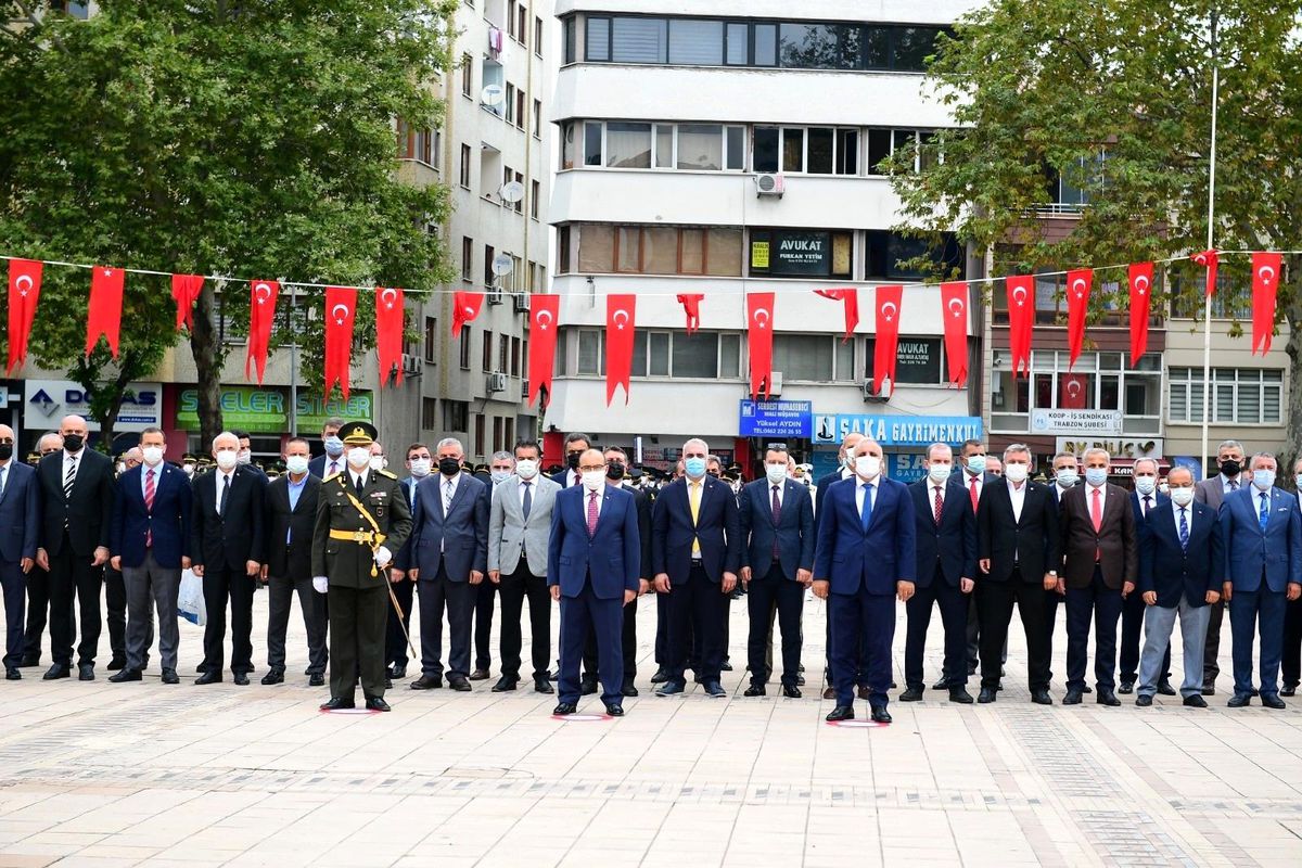 Trabzon\'da 30 Ağustos Zafer Bayramı töreni