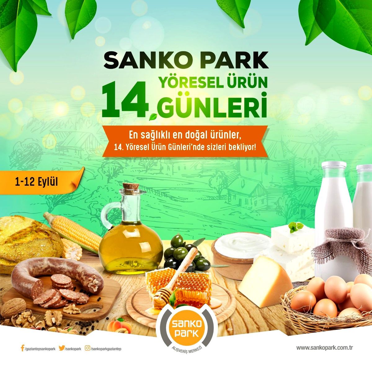 14\' üncü yöresel ürün günleri SANKO Park\'ta
