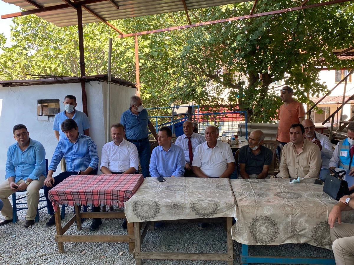 AK Parti Genel Sekreteri Fatih Şahin, Bodrum\'da yangından zarar gören mahalleleri ziyaret etti Açıklaması