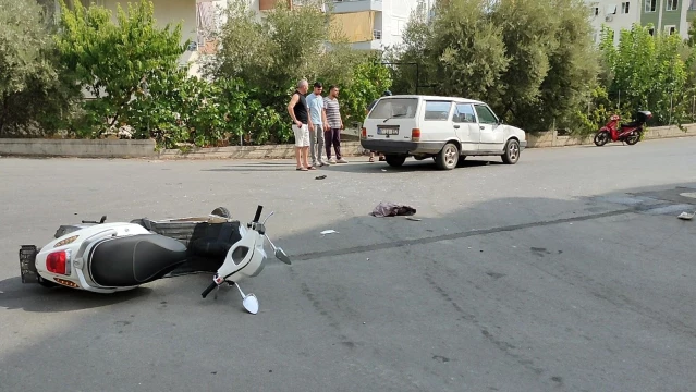 Antalya'da motosiklet ile otomobil çarpıştı: 1 yaralı