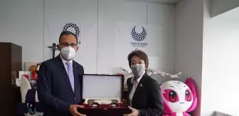 Bakan Kasapoğlu, Olimpiyat ve Paralipmik Oyunları Organizasyon Komitesi Başkanı Seiko Hashimoto ile görüştü