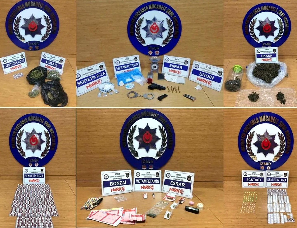 Son dakika haberleri | İzmir polisi, zehir tacirlerine göz açtırmıyor: 15 tutuklama