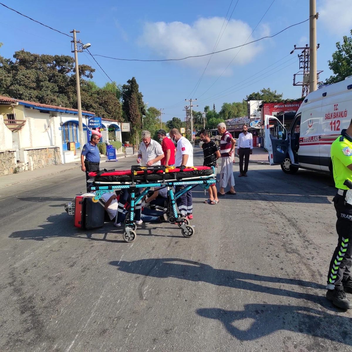 Son dakika haberi | Kuşadası\'nda trafik kazası: 1 yaralı