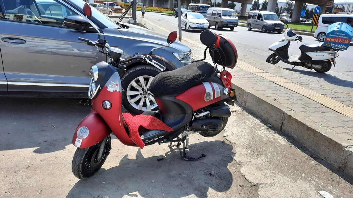 Motosikletler çarpıştı: 2 yaralı