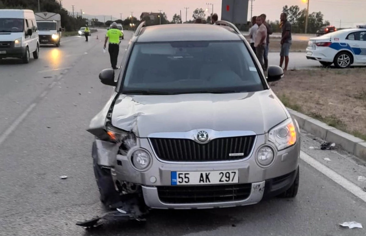 Samsun\'da otomobil üç tekerli motosiklete çarptı: 1 ölü
