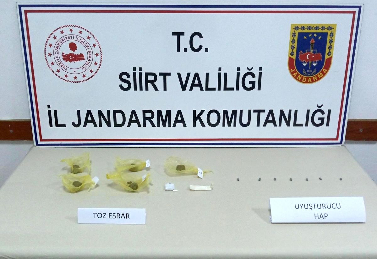 Siirt\'te uyuşturucu madde ele geçirildi