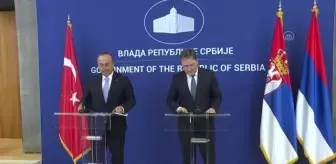 Sırbistan Dışişleri Bakanı Selakovic, Çavuşoğlu ile ortak basın toplantısında konuştu