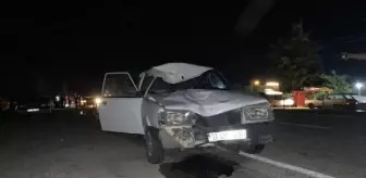 Düğünden dönerken otomobilin çarpması sonucu öldü