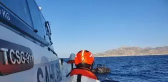 Marmaris açıklarında 39 kaçak göçmen kurtarıldı
