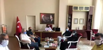 AK Parti Teşkilatı'ndan Kaymakam Halim'e hayırlı olsun ziyareti