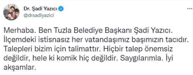 Başkan Yazıcı'dan Bolu Belediye Başkanı Özcan'a insanlık dersi: Her vatandaşımız başımızın tacıdır Başkan Yazıcı'dan Bolu Belediye Başkanı Özcan'a insanlık dersi: Her vatandaşımız başımızın tacıdır