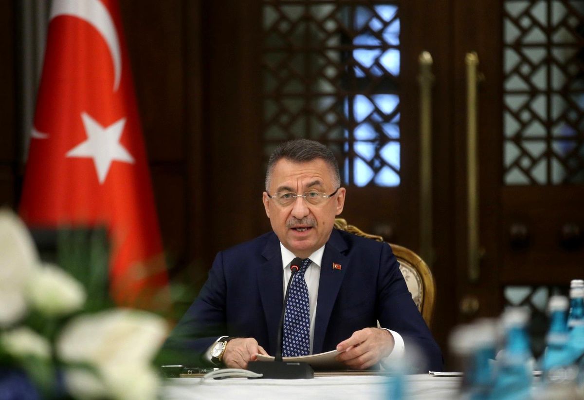 Son dakika haberleri! Cumhurbaşkanı Yardımcısı Oktay, Coğrafi Bilgi Sistemleri Toplantısı\'nda konuştu