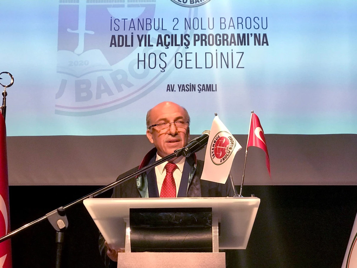 "İstanbul 2 Nolu Barosu Adli Yıl Açılış Programı", Üsküdar\'da yapıldı