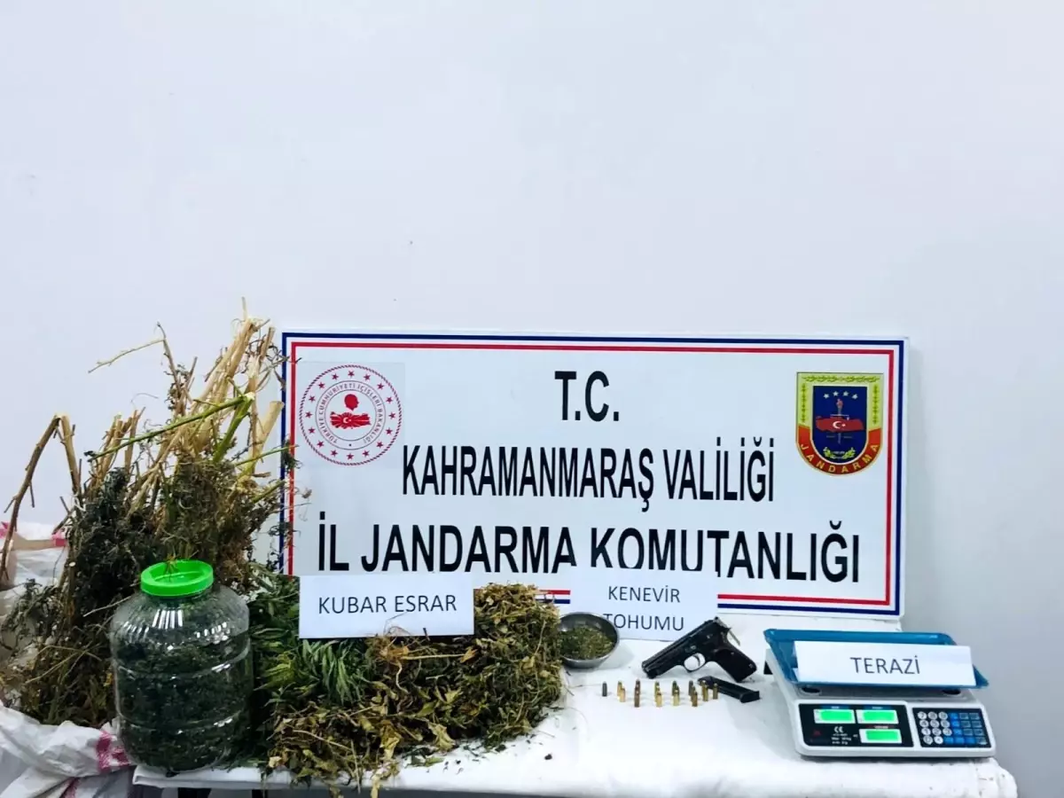 Kahramanmaraş\'ta 6 kilo kubar esrar ele geçirildi