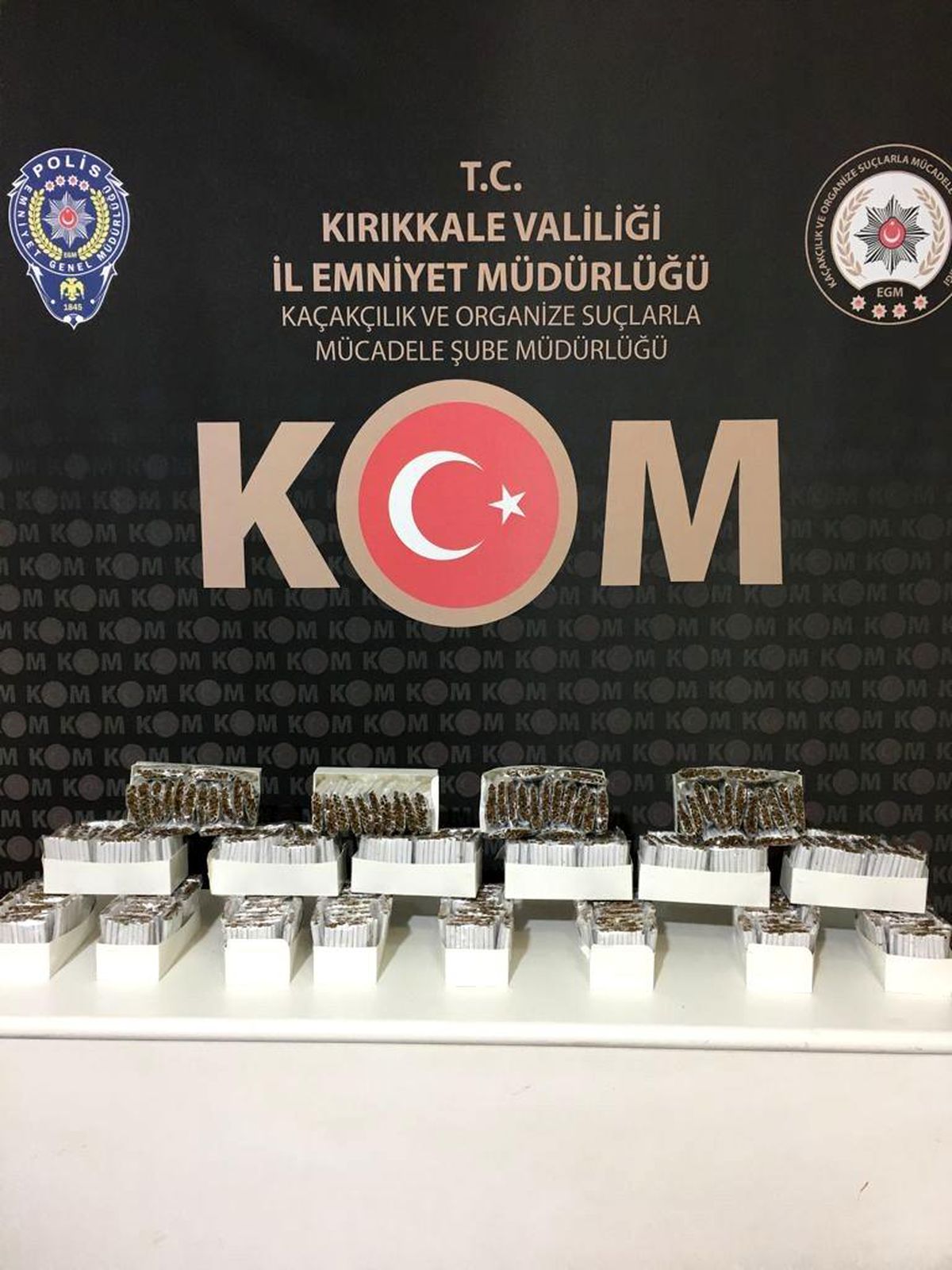 Kırıkkale\'de binlerce makaron ele geçirildi