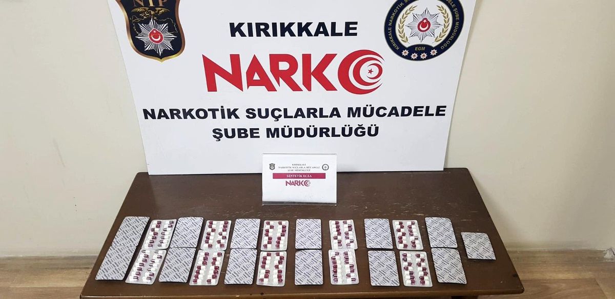 Kırıkkale\'de uyuşturucu madde bulunduran şahıs tutuklandı